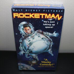 3/$55❤️new sealed Walt Disney ROCKETMAN 1998 VHS Harlan Williams Jessica Lundy